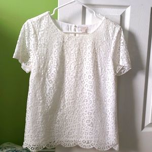 J.CREW lace blouse